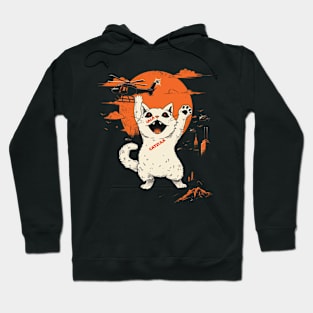 Catzilla Cat Cuteness Overload Hoodie